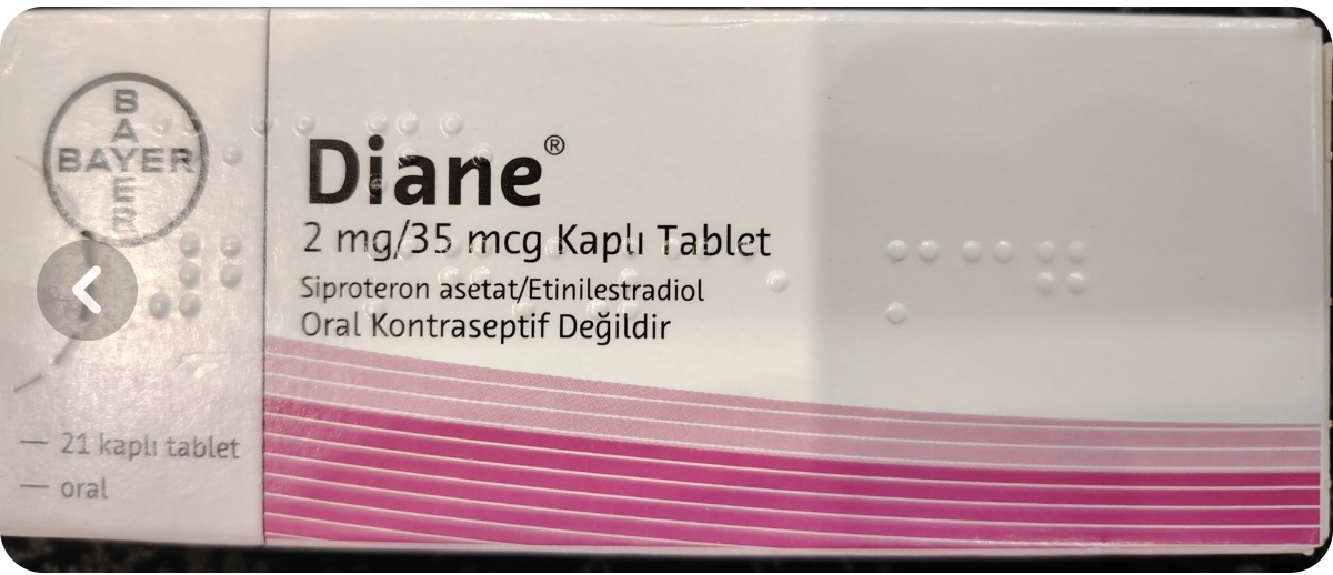 قرص دیان Diane 35 بایر (21 عددی)انقضا 2029