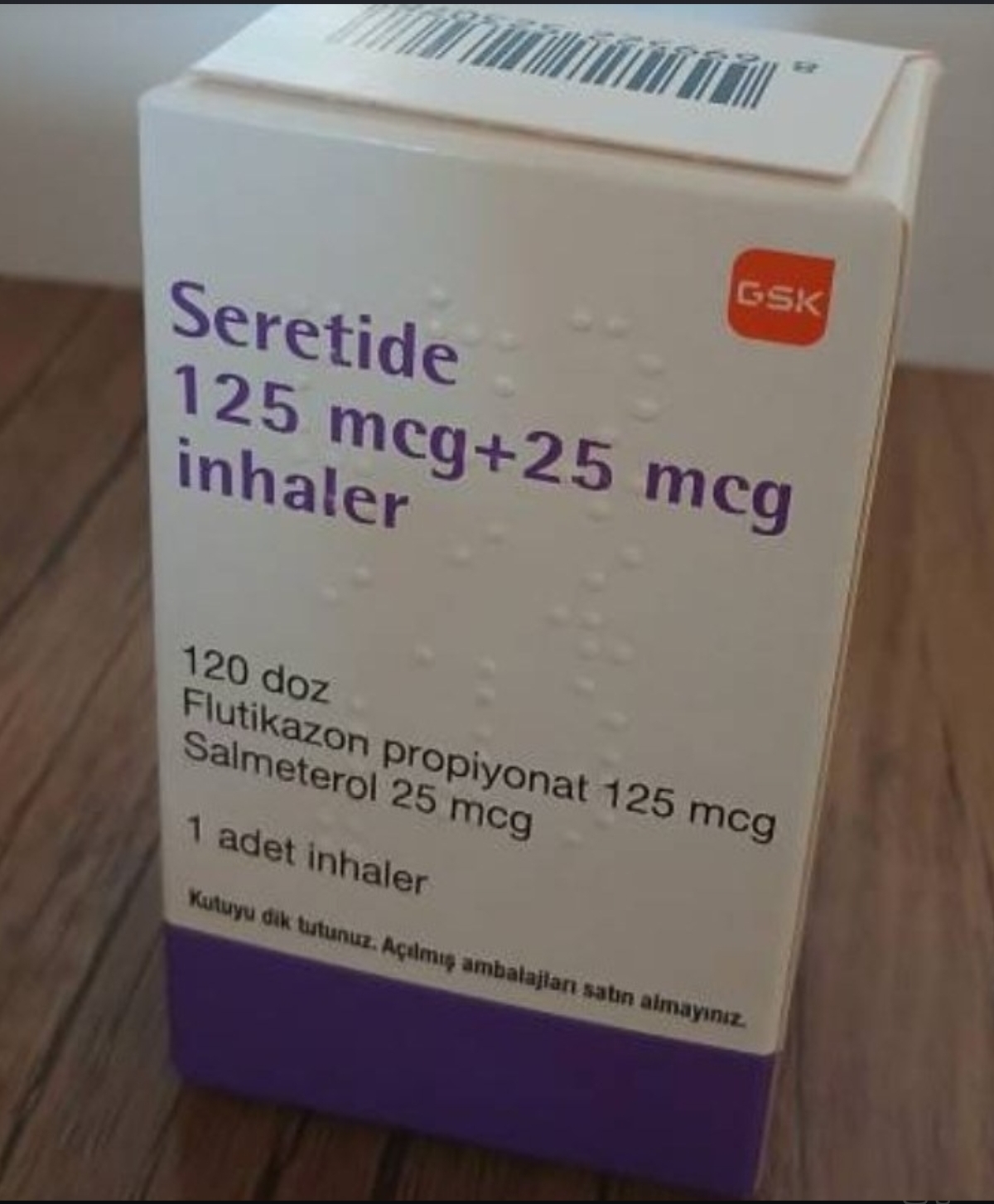 اسپری سروتاید ۲۵/۱۲۵ میکروگرم